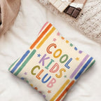 kdqua Colorful Classroom Pillow Cover 18x18 Double-Sided, Kids Playroom - Image 5