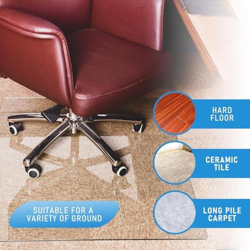 GLSLAND 36" x 46" Office Chair Mat - Image 5