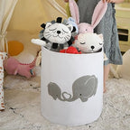 Baby Hamper Extra Large Nursery Hamper, 58L Kids Toys Basket Laundry Basket - Image 2