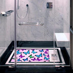 Bathtub Mat Non Slip 26.8x15.1In, Butterflies Bath Mat - Image 6