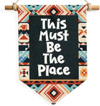 Boho This Must Be the Place Canvas Banner Wall Hanging Decor 12x16in by Unknown