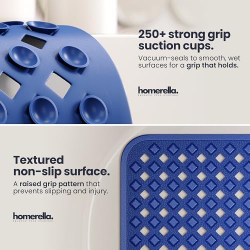 homerella Bathtub Mat Non Slip 35x16 Shower Mat Non Slip Anti Mold BPA Free - Image 2