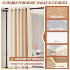 SUNALLY Room Divider for Separation 28-114in Privacy Wall Divider - Image 4