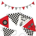 Race Car Room Decor Red Racing Banner Ready Set Go Garland Flags by Unknown