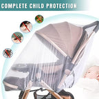Sysmie 2PCS Baby Stroller Mosquito Net, Durable Mesh Protection - Image 5