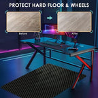 Vicwe Office Chair Mat for Hardwood Floor - Image 2