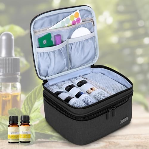 LUXJA Double-Layer Essential Oil Carrying Case Holds 30 Bottles - Image 2