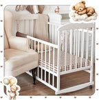 Peryiter 4 Pack Crib Sheets for Baby 52'' X 28" Brown Bear Crib Sheet - Image 6