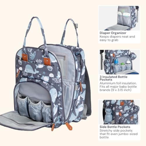 BabbleRoo Diaper Bag Backpack - Image 4
