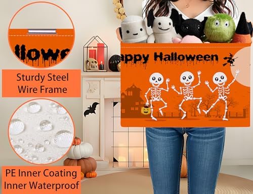 Large Halloween Themed Candy Gift Boo Basket - Image 3