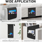 Remote Control Holder for Armchair Caddy，TV Remote Holder Over Chair Arm - Image 3