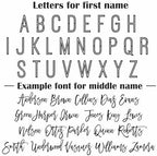 First and Middle Name Signs for Nursery Wooden Name Signs for Kids Room - Image 6