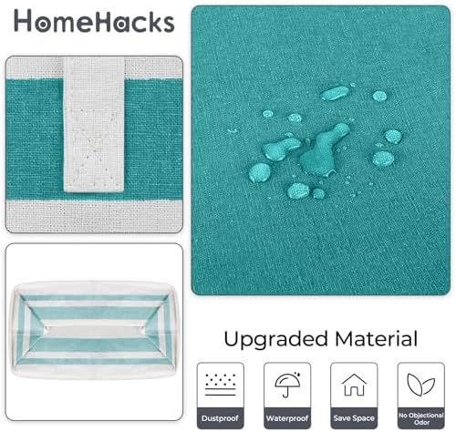 HomeHacks 2 Pack Large Laundry Baskets, Laundry Hampers Bags - Image 5