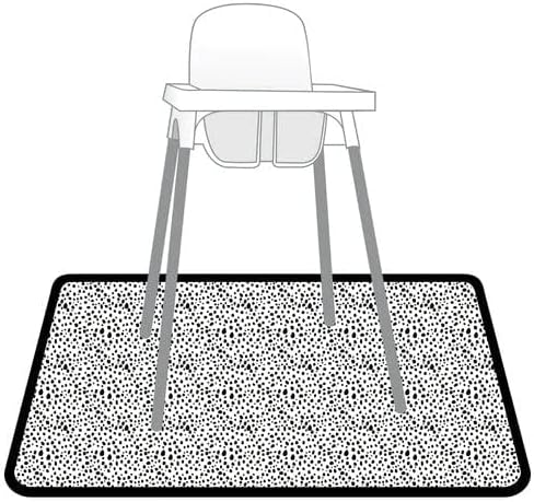 BapronBaby Organic Dot Waterproof Splash Mat Catch All Floor Cover - Image 3