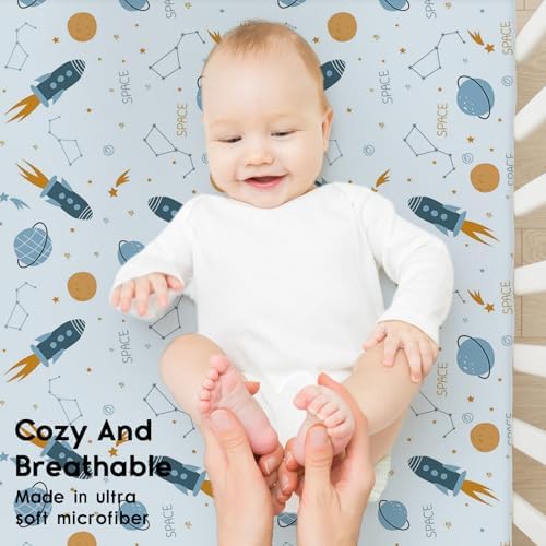 Yoofoss 2-Pack Baby Crib Sheets - Image 4