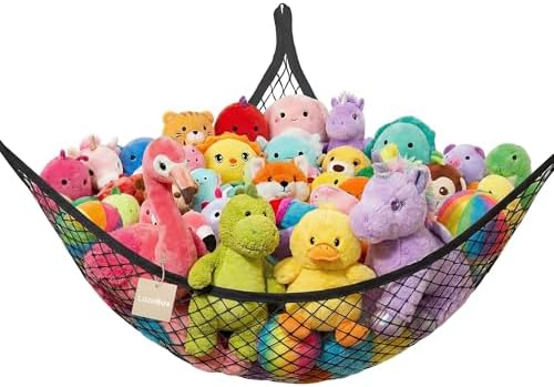Lazebox Stuffed Animal Net Hammock by Lazebox