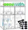 Baby Bottle Organizer, 5 Pack Stackable Storage Drawers by Qunland