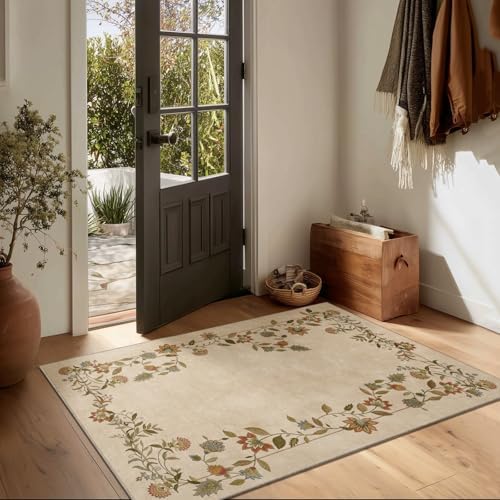 2x3 Washable Small Rug for Entryway: Soft Door Mat Indoor Entrance Non Slip by palohom