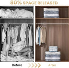 TAILI 8 Pack Vacuum Storage Bags, Cube Combo - Image 6