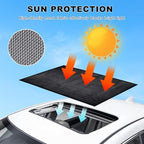 Car Window Shade, 25.6"×39.4" Breathable Mesh Magnetic Auto Sunroof Sunshade - Image 4