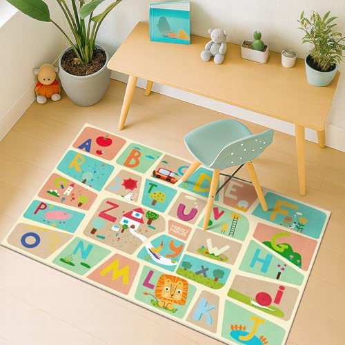 Hazo Haus 3x5 Alphabet Rug for Kids - Image 3