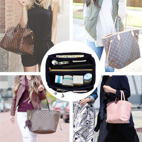 OMYSTYLE Purse Organizer Insert, Felt Tote Bag Organizer Insert - Image 5