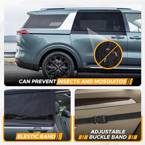 EcoNour Car Window Sun Shades for MPV, Minivan Rear Windows - Image 4