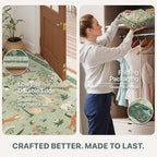BESBLEE 2X8 Washable Kitchen Runner Rug, Animal Non Slip - Image 4