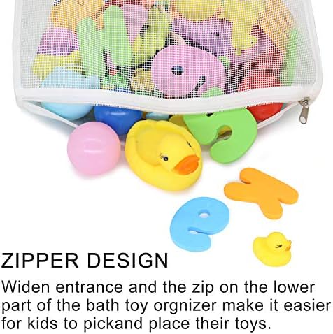 Muchfun Bath Toy Organizer Multiple Ways to Hang - Image 4