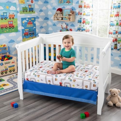 EVERYDAY KIDS 4 Piece Boys Crib Bedding Set - Image 2