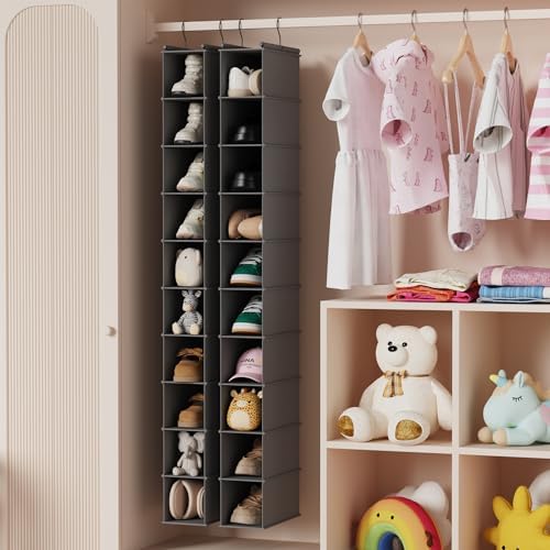 MAX Houser 10-Shelf Hanging Shoe Shelf Organizer - Image 4