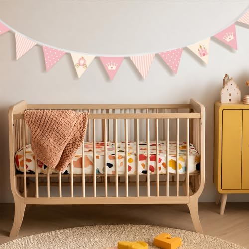 Pink Princess Nursery Decor Banner Garland Flags - Image 7