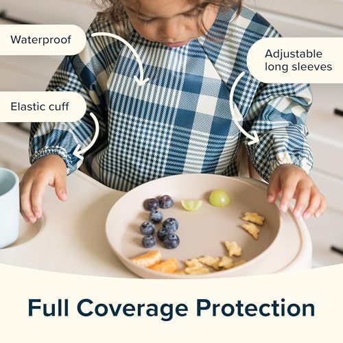 Tiny Twinkle Long Sleeve Bib for Babies & Toddlers | Waterproof Smock Bib for - Image 6