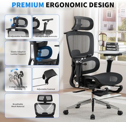 Mesh Ergonomic Office Chair - Image 3