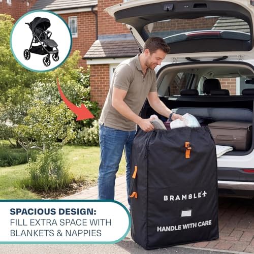 Bramble - Stroller Bag for Airplane Gate Check - Water Resistant Ballistic - Image 4