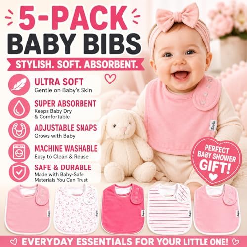 KiddyStar Premium Organic Cotton Bibs - Image 2