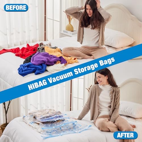 10 Jumbo Vacuum Storage Bags for Bedding, Vacuum Seal Bags for Clothing - Image 4
