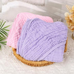 Synrroe 2 Pack Hooded Muslin Cotton Baby Towels - Image 3