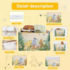 Winnie Nursery Decor, the Pooh Baby Stuff, Winnie Storage Nursery Basket - Image 3