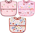 Accmor Waterproof Baby Bibs for Eating, Mess Proof Toddler Feeding Bibs for by Accmor