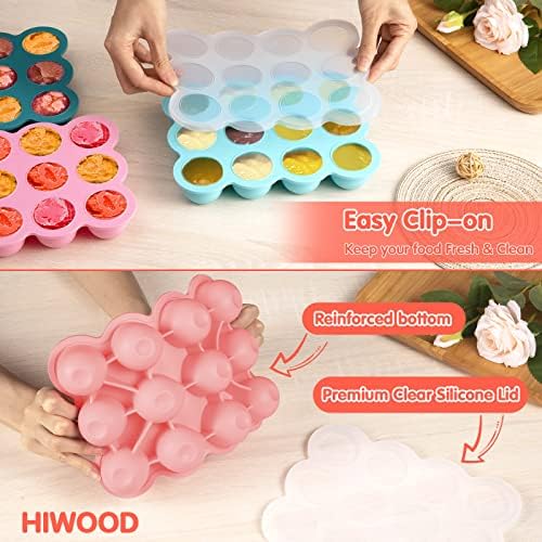 Silicone Freezer Tray with Lid, 1.5oz x 12 Pods - Image 3
