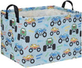 Rectangular Monster Truck Baskets Kids Gift Bins Empty Baby Basket by DDBASKET