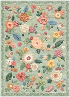 10x14 Area Rugs for Living Room: Large Area Rug Non Slip Low Pile Soft Faux - Image 2