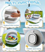 WADEO Double-Capacity Foldable Bath Toy Storage Baskets - Image 4
