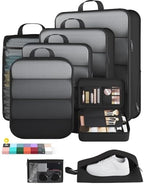 Veken 8 Set Compression Packing Cubes by Veken