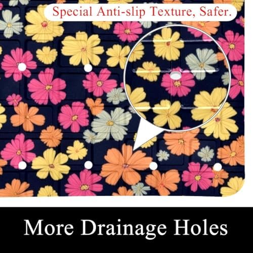 Non Slip Shower Mat Bathtub Mat 15.1x26.8 Inch, Quick Dry Bath Mat - Image 2