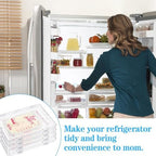 16 Pcs Clear Flat Breast Milk Freezer Storage Organizer, Space Saving - Image 5
