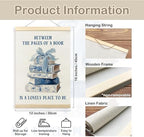 TLESKE Chinoiserie Book Bow Wall Art Poster, Bookish Wall Decor - Image 7
