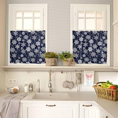 Vandarllin Christmas Kitchen Curtains and Valances Set - Image 4
