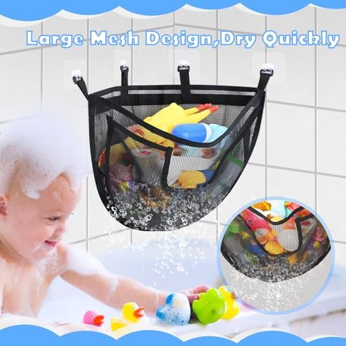 Bath Toy Storage, Bath Toy Organizer, Bath Toys Bag Tub Toy Net - Image 5